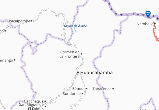 Carte-Plan El Carmen de La Frontera