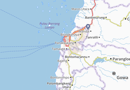 Kaart Plattegrond Mamajang