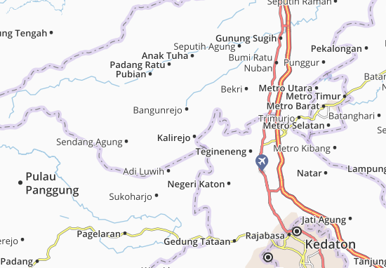 Kalirejo Map