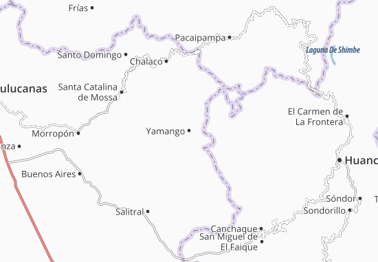 Kaart Plattegrond Yamango