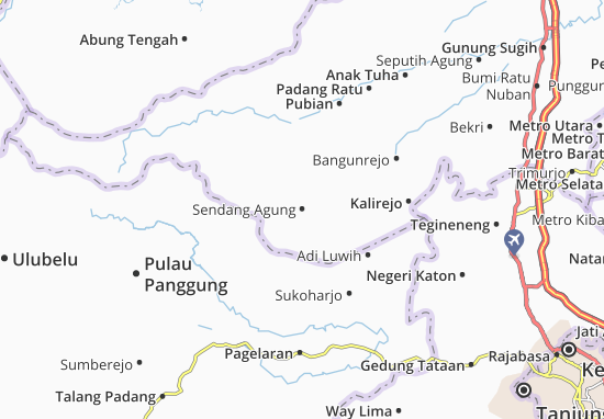 Karte Stadtplan Sendang Agung