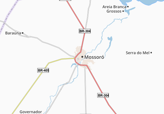 Karte Stadtplan Mossoró