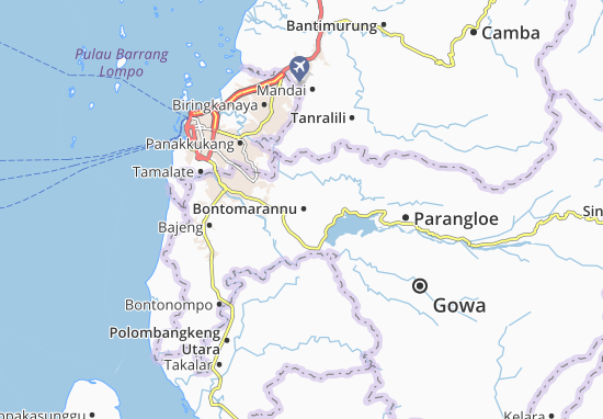 Mapa Bontomarannu