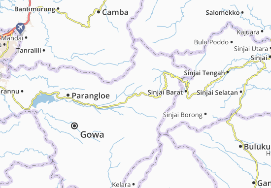 Kaart Plattegrond Tinggimoncong