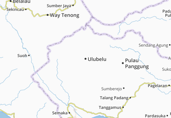 Kaart Plattegrond Ulubelu