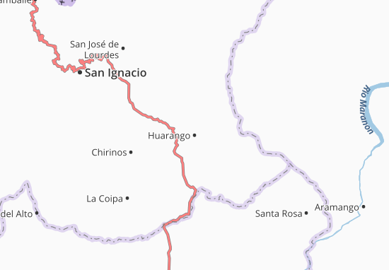Karte Stadtplan Huarango