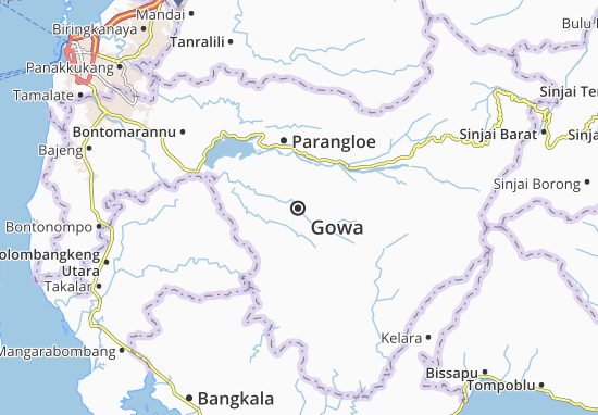 Kaart Plattegrond Gowa