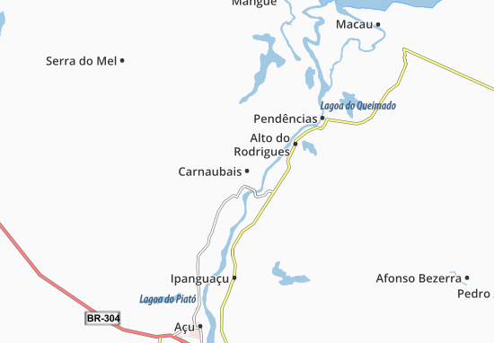 Kaart Plattegrond Carnaubais