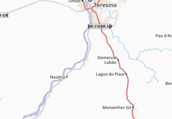 Nazária Map