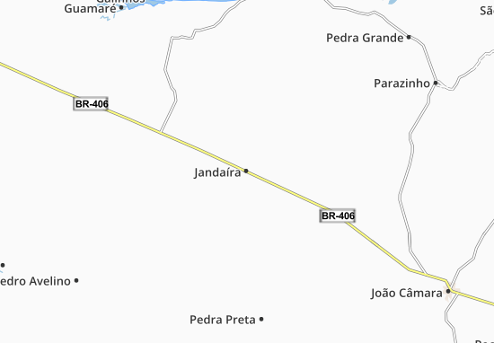 Kaart Plattegrond Jandaíra