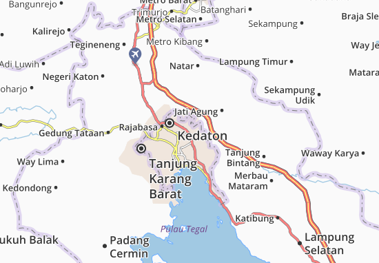 Mapa Sukarame