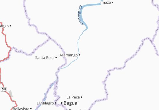 Karte Stadtplan Aramango