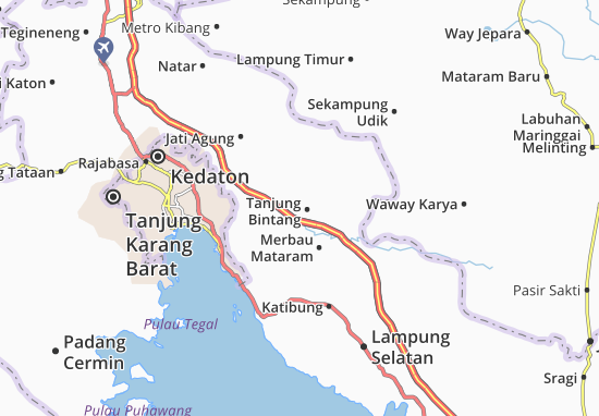 Tanjung Bintang Map