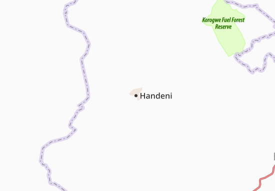 Mapa Handeni