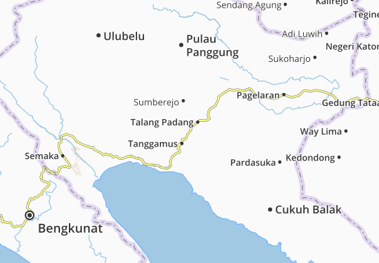 Carte-Plan Talang Padang