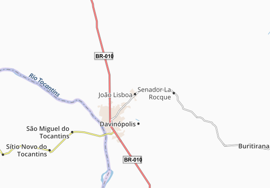 João Lisboa Map