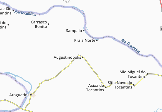 Carte-Plan Augustinópolis