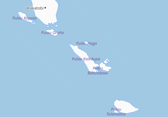 Kaledupa Map