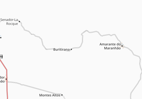 Kaart Plattegrond Buritirana