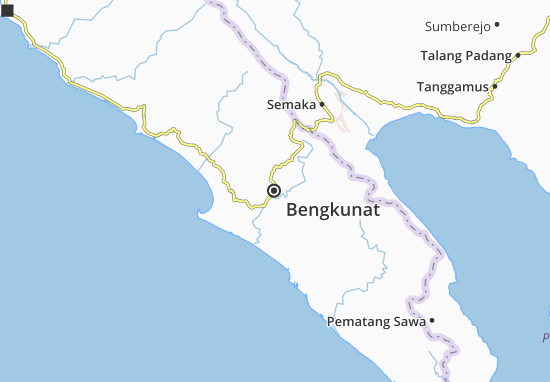 Kaart Plattegrond Bengkunat