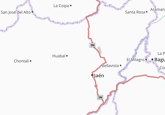 Kaart Plattegrond Las Pirias