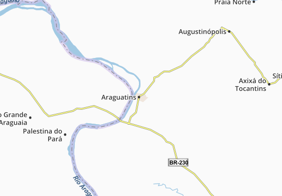 Araguatins Map