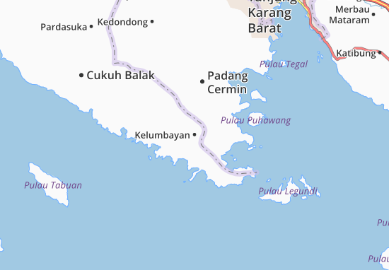 Kaart Plattegrond Kelumbayan