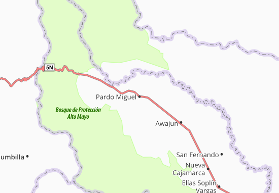 Pardo Miguel Map