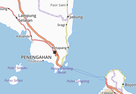 Kaart Plattegrond Ketapang
