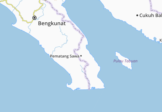 Kaart Plattegrond Pematang Sawa