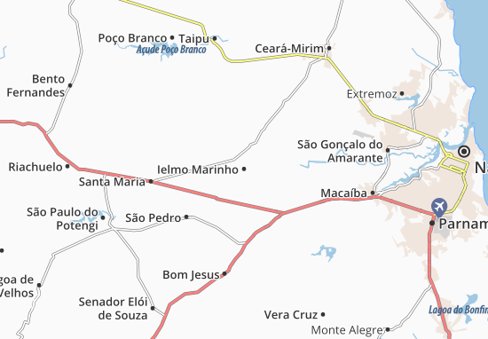 Karte Stadtplan Ielmo Marinho