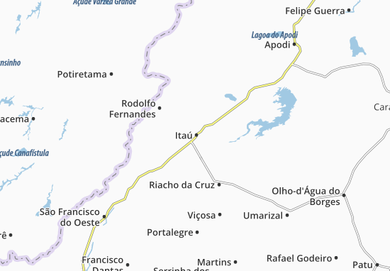 Kaart Plattegrond Itaú