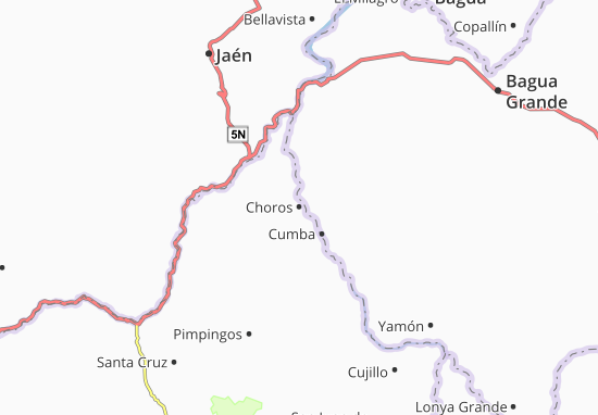 Karte Stadtplan Choros
