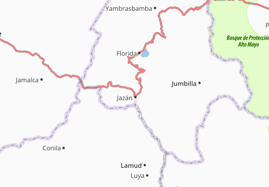 Mapa Jazán