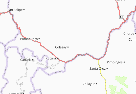 Karte Stadtplan Colasay