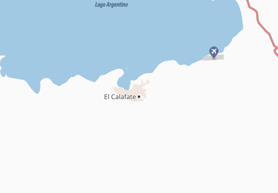 Karte Stadtplan El Calafate