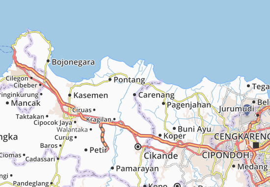Carenang Map