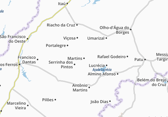 Karte Stadtplan Martins