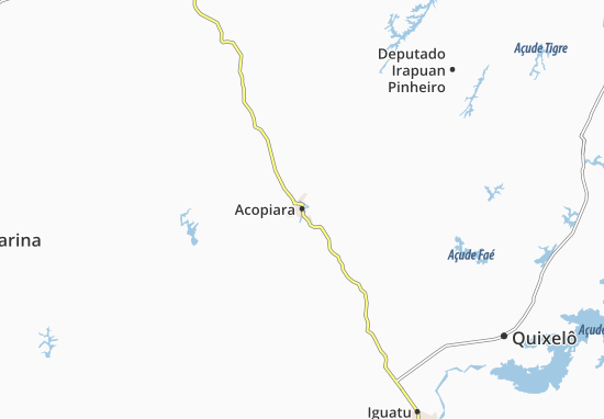 Karte Stadtplan Acopiara