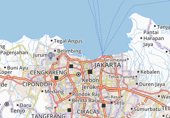 Karte Stadtplan Penjaringan
