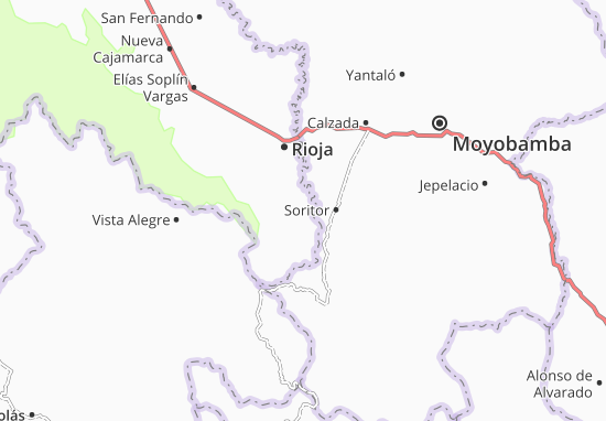 Kaart Plattegrond Yorongos