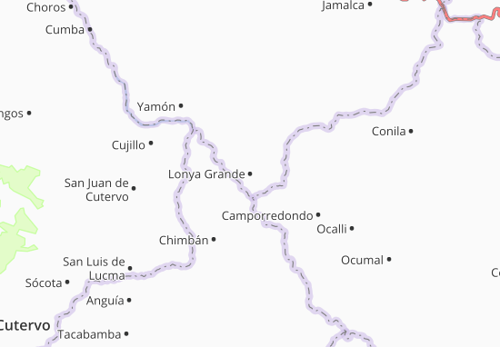 Karte Stadtplan Lonya Grande