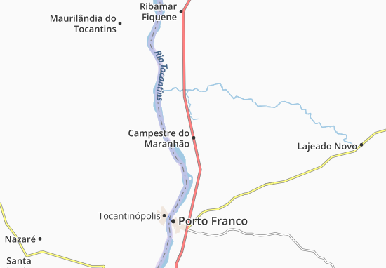Campestre do Maranhão Map