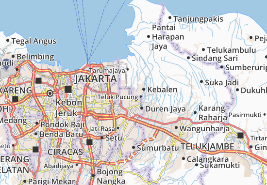 Karte Stadtplan Bekasi Utara