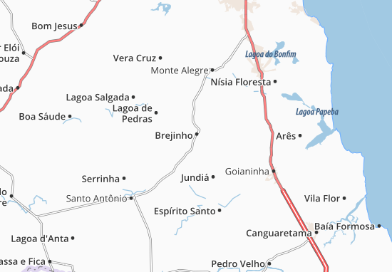 Karte Stadtplan Brejinho