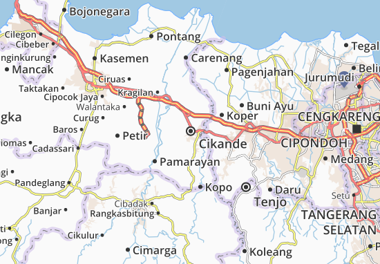 Cikande Map