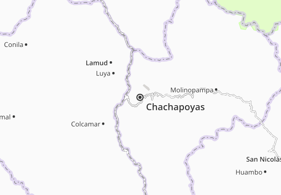 Kaart Plattegrond Chachapoyas