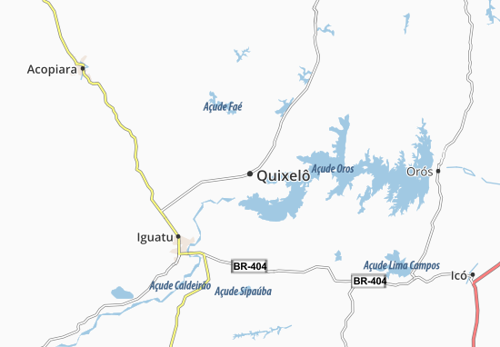Kaart Plattegrond Quixelô