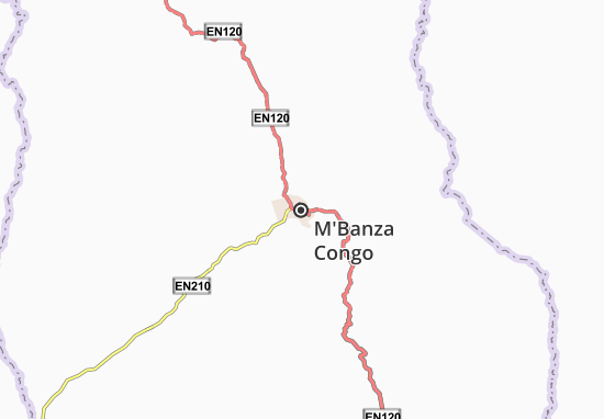 M&#x27;Banza Congo Map