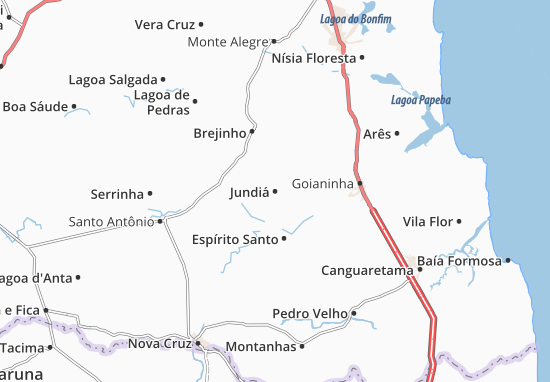 Jundiá Map